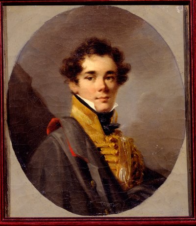Portræt af grev Vasily Olsufyev (1796-1858). Maleri af Alexander (Alexandre) Molinari (1772-1831), olie på lærred af Alexander Molinari