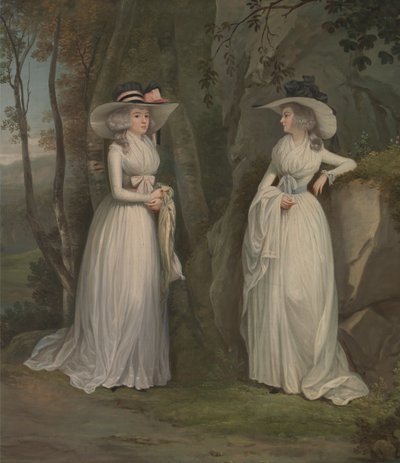 Eleanor og Margaret Ross af Alexander Nasmyth