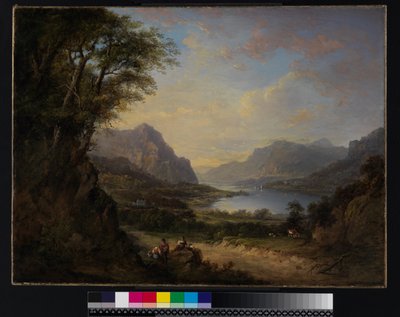 Loch Doon, Ayrshire, før 1840 af Alexander Nasmyth