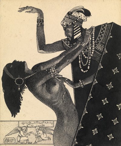 Illustration til bogen Tusind og én nat af Alexander Petrovich Apsit