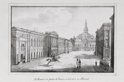 Udsigt over Arsenalet og støberiet i St. Petersborg-serien Udsigt over Sankt Petersborg, 1820