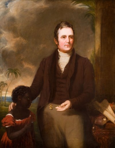 Portræt af Joseph Sturge, 1800-1850. af Alexander Rippingille