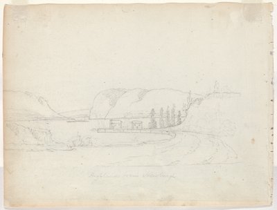 Højland fra Newburgh [verso] af Alexander Robertson