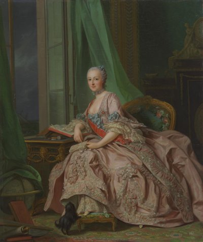 Anastasia Ivanovna, prinsesse af Hessen-Homburg 1700-1755, født grevinde Trubetskaya, 1757 af Alexander Roslin