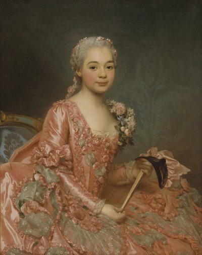 Baronesse af Neubourg-Cromière, 1756 af Alexander Roslin