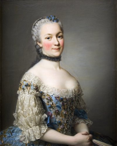 Portræt, kvinde af Alexander Roslin