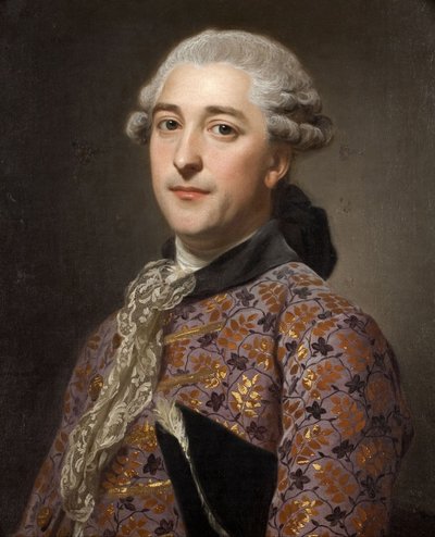 Portræt af prins Vladimir Borisovich Golitsyn 1731-1799, 1762 af Alexander Roslin