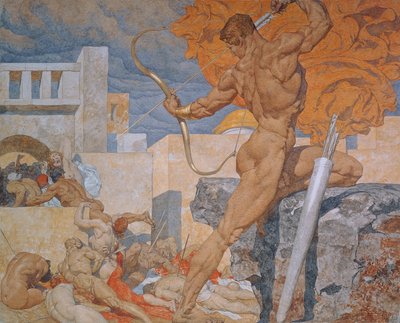 Apollo sender pestpilene ud af Alexander Rothaug