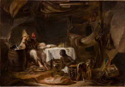 Robinson Crusoe og Man Friday af Alexander Snr Fraser
