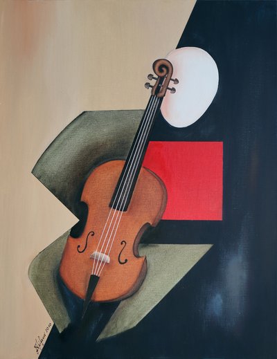 Abstrakt cellostudie af Alexander Trifonov