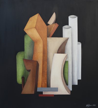 Abstrakte bylandskabsformer af Alexander Trifonov