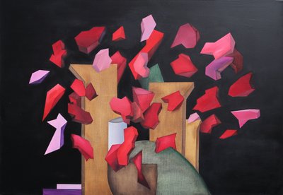 Abstrakte geometriske fragmenter af Alexander Trifonov
