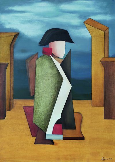 Abstrakt militærfigur af Alexander Trifonov