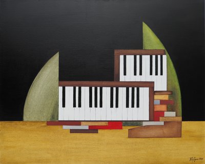 Abstrakte klavertaster af Alexander Trifonov