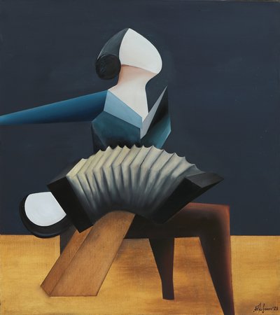 Geometrisk harmonikaspiller af Alexander Trifonov