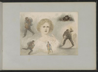 Figurstudier af Alexander Ver Huell