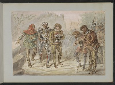 En såret soldats tilbagevenden af Alexander Ver Huell