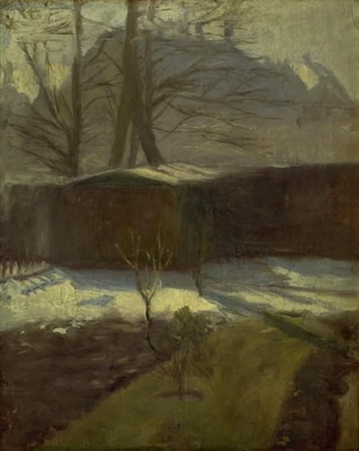 En have om vinteren, Helenevej. København af Alexander Wilde