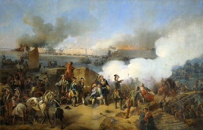 Stormning af den svenske Nöteburg-fæstning af russiske tropper, 11. oktober 1702 1846. af Alexander von Kotzebue