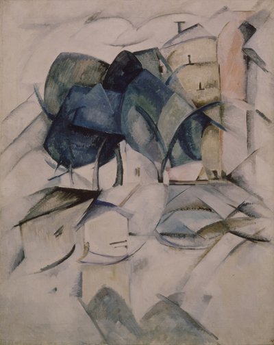 En Seine-dæmning, 1914-1915 af Alexandra Alexandrowna Exter
