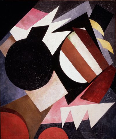 Konstruktivistisk stilleben, 1917 af Alexandra Alexandrowna Exter