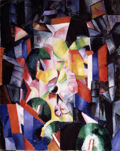 Byen om natten, 1915 af Alexandra Alexandrowna Exter