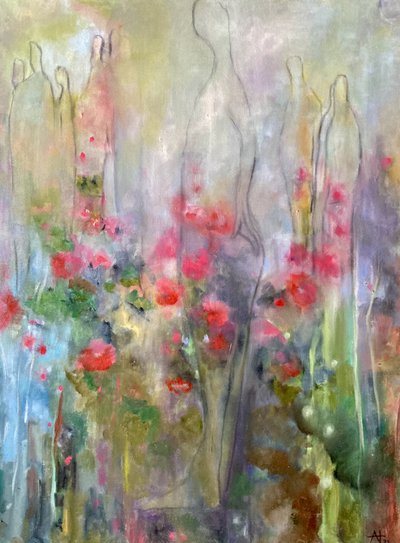 Blomstrende blomsterfigurer af Alexandra Higgins