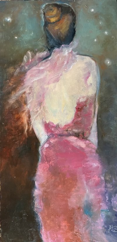 Drømmende lyserød nat af Alexandra Higgins