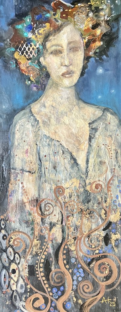 Det gyldne mystiske portræt af Alexandra Higgins