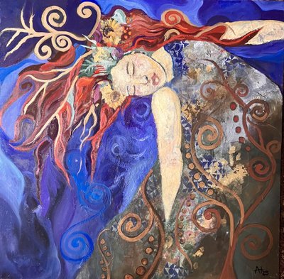 Fredfyldt blomsterdrøm af Alexandra Higgins