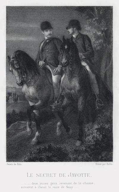 The Secret Of Javotte (gravering) af Alexandre (after) Bida