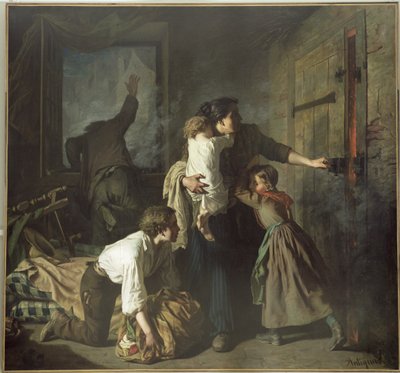 Branden, 1850 af Alexandre Antigna