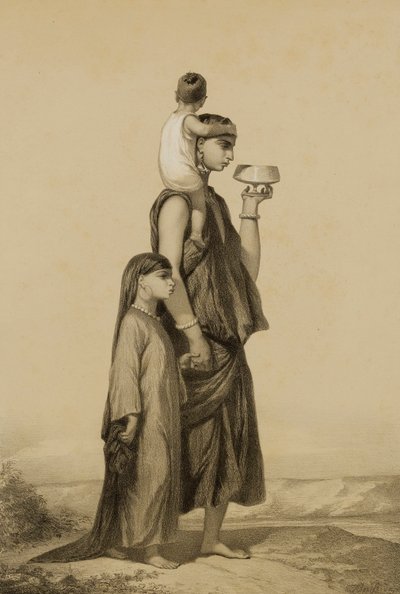 En Fellah-kvinde af Alexandre Bida
