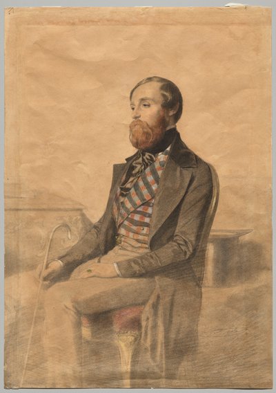 Portræt af Alfred de Musset (1810-1857) af Alexandre Bida