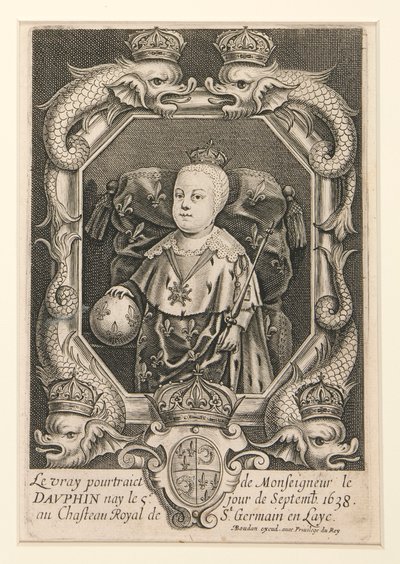 Portræt af Ludvig XIV som Dauphin (Le vray pourtraiet de Monseigneur le Dauphin af Alexandre Boudan