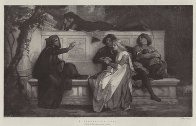 En florentinsk digter af Alexandre Cabanel