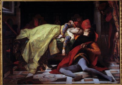 Francesca de Rimini og Paolo Malatestas død (1284). Maleri af Alexandre Cabanel (1823-1889) af Alexandre Cabanel
