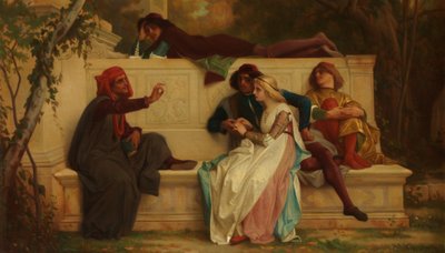 Florentinsk digter, 1861. af Alexandre Cabanel