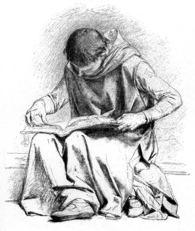 Studie for The Education of St Louis Pantheon, c1880-1882. af Alexandre Cabanel