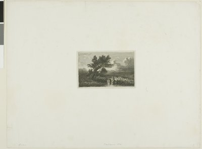 Alpine Landskab af Alexandre Calame