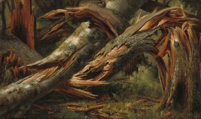 Faldet træ af Alexandre Calame