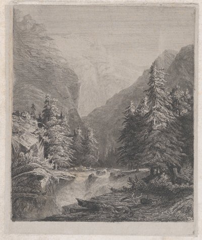 Landskab, 1800-tallet. af Alexandre Calame