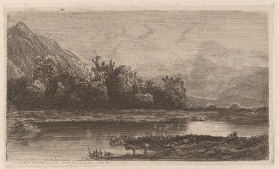 Bjergsø af Alexandre Calame