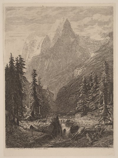 Bjergeng af Alexandre Calame