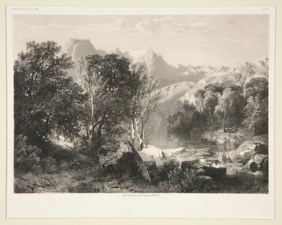 Lucerne sø souvenir af Alexandre Calame