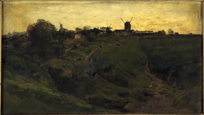 Udsigt over Montmartre, nordvestlig side af Alexandre Defaux