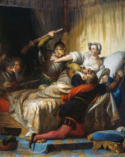 Massakren i Saint Bartholomews nat (24. august af Alexandre Evariste Fragonard