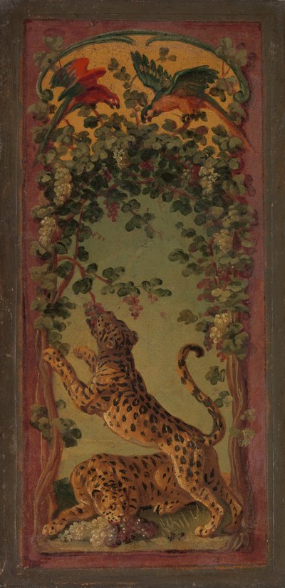 Panthers of Bacchus Eating Grapes, ca. 1719-20. af Alexandre Francois Desportes