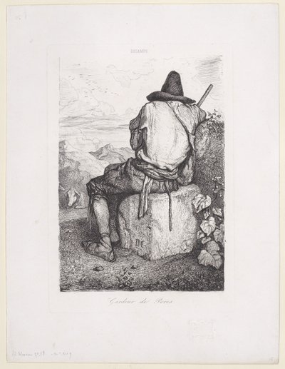 Svinepasser, 1843. af Alexandre Gabriel Decamps