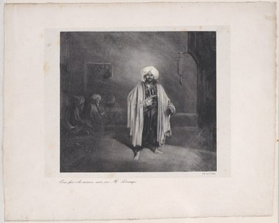 Stående tyrker, 1831. af Alexandre Gabriel Decamps